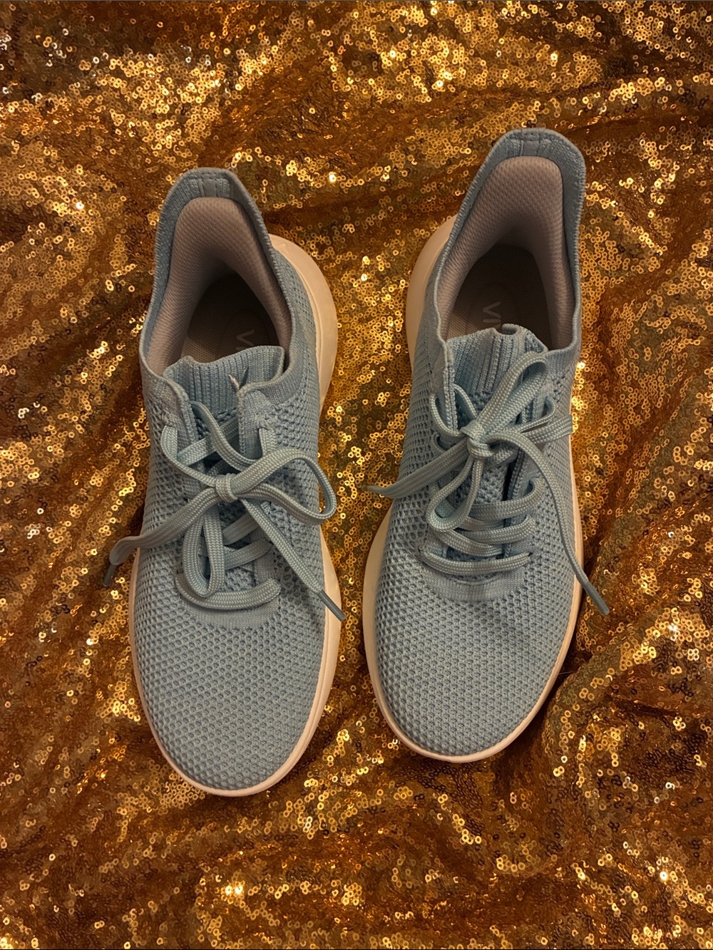 VIVAIA Sliders Urban Women’s Size 7 EU4l38 Blue Mesh Hands Free Athletic Shoes